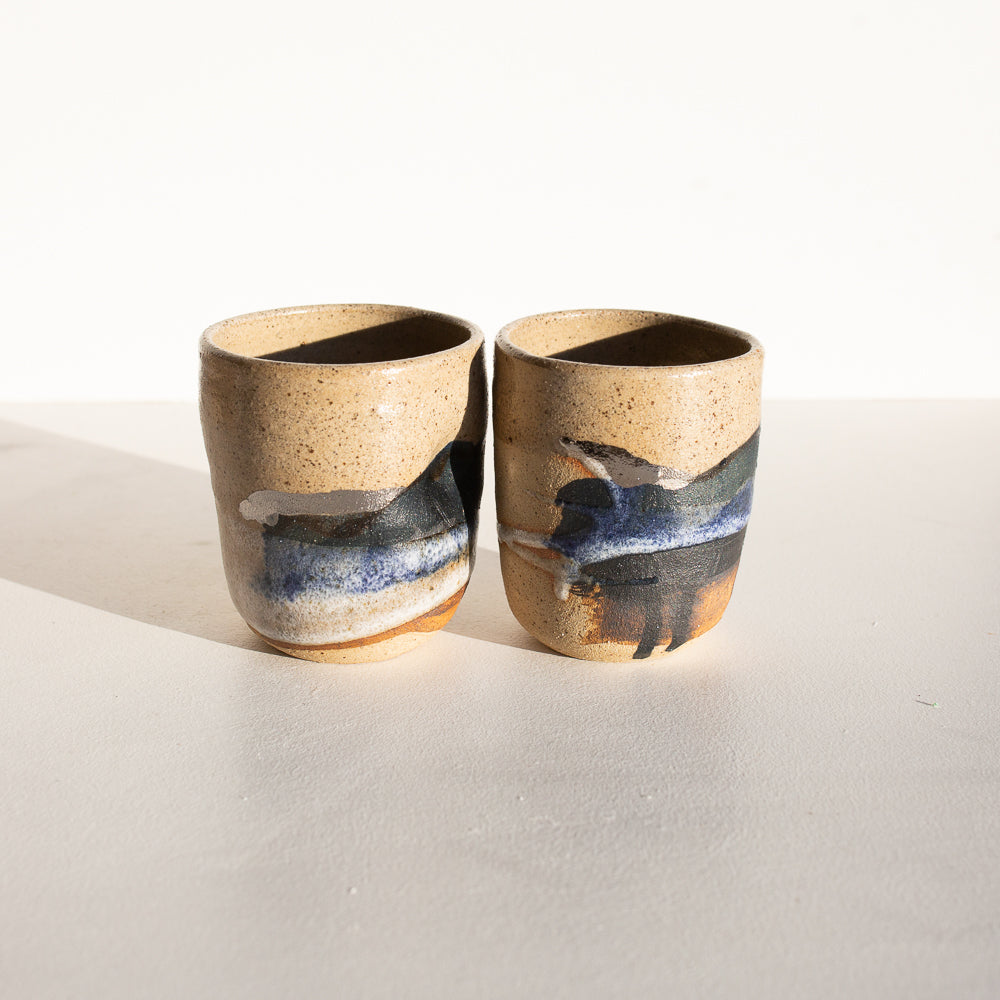 Mountains and rivers Beaker set
