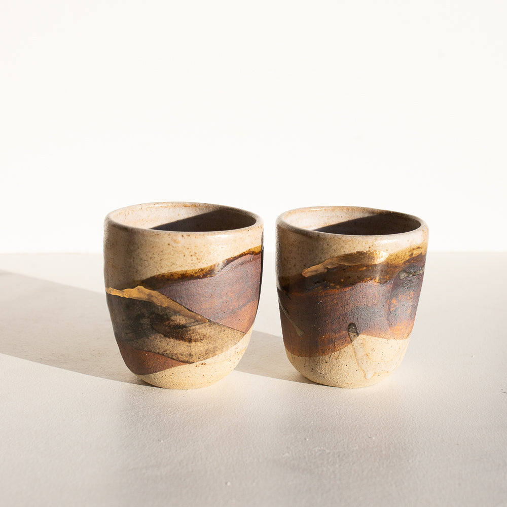 Mountains and rivers Beaker set