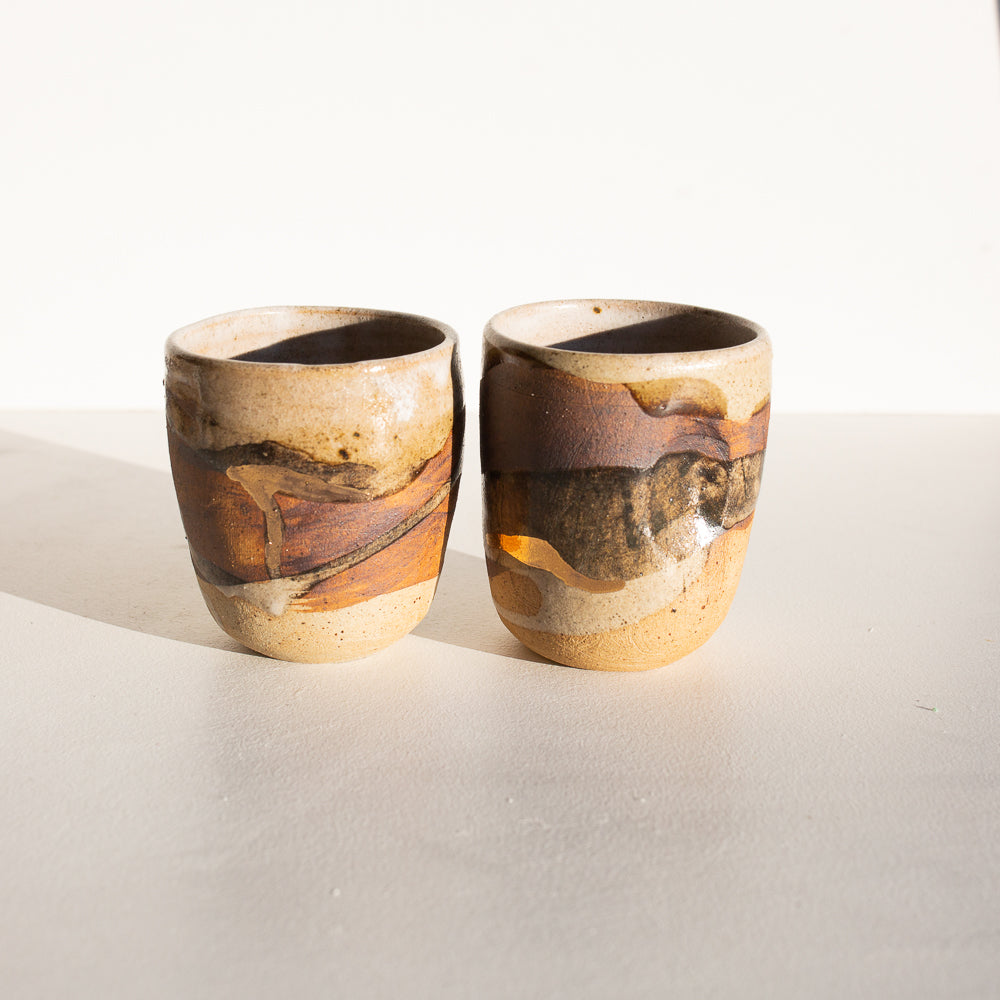 Mountains and rivers Beaker set