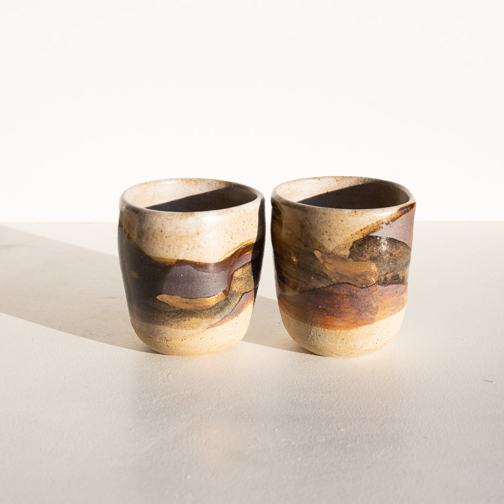 Mountains and rivers Beaker set