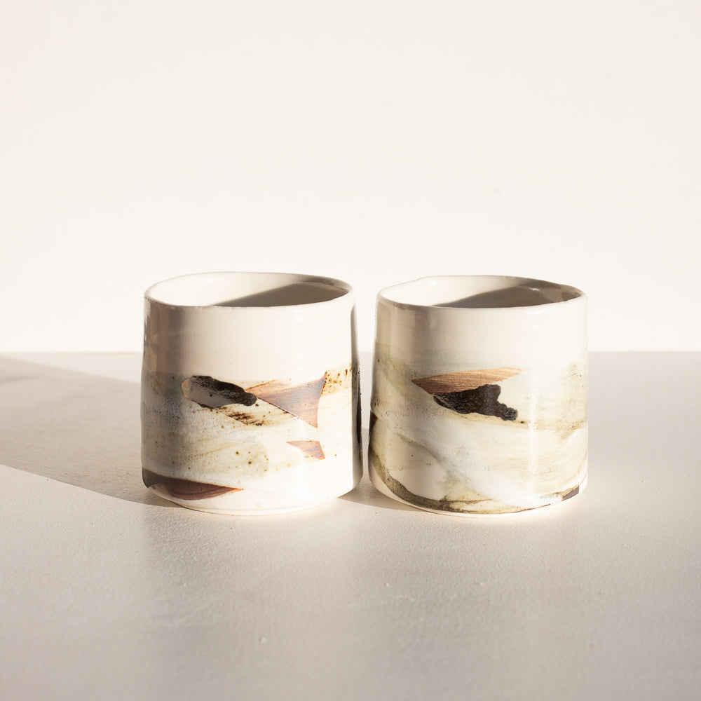 Mountains and rivers Beaker set