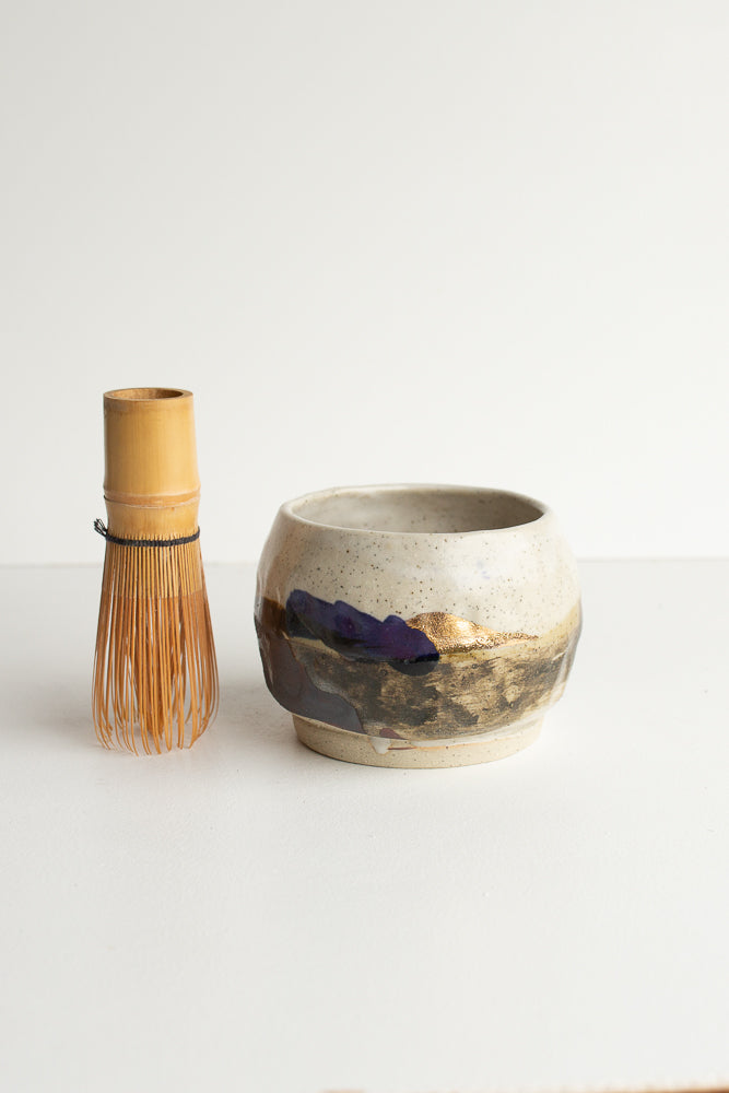 Mountains and rivers Matcha bowl