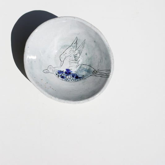 Hilda bird | Hand Illustrated Bowl