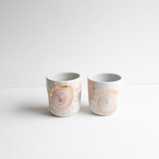 Jenna | GOLD Details | Dent beaker set