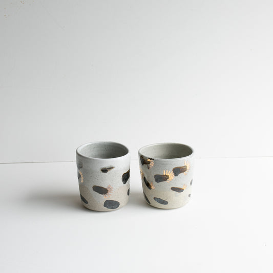 Laura | GOLD Details | Dent beaker set