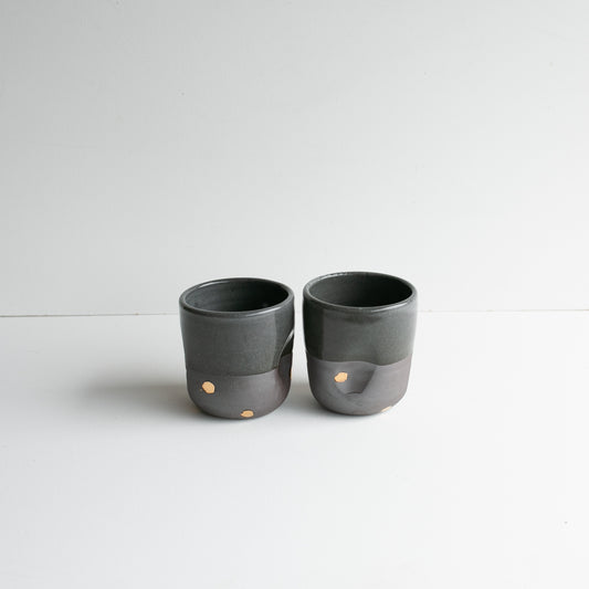 Dina | GOLD Details | Dent beaker set