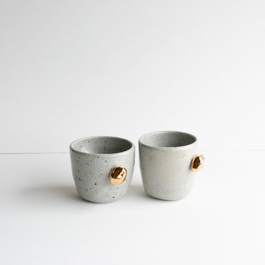 Della | GOLD Details | Dent beaker set