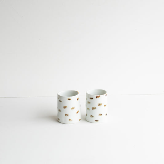 Julie | GOLD Details | Porcelain cup set