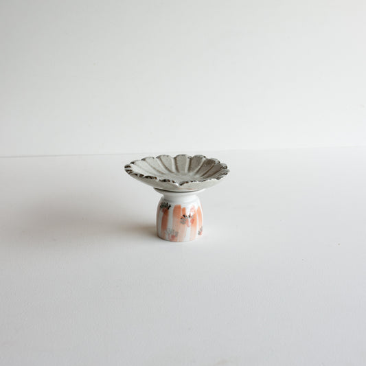 ELIZABETH PLATINUM detail cake stand Mini