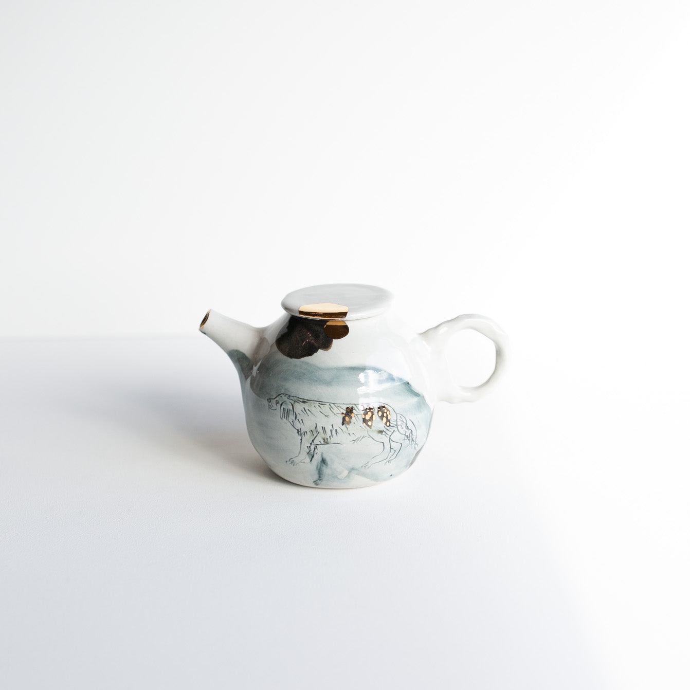 Teapot - Darcey the Dog |Gold