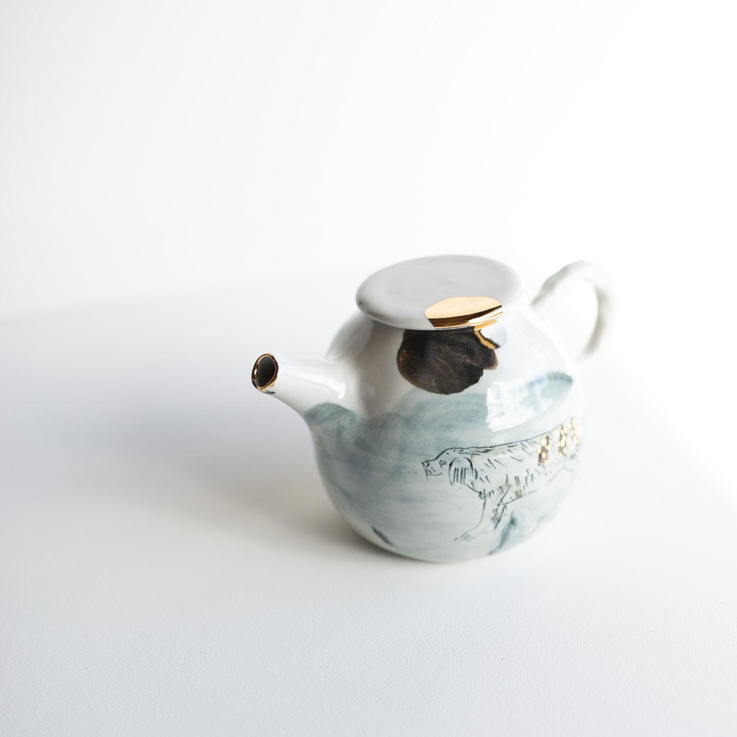 Teapot - Darcey the Dog |Gold