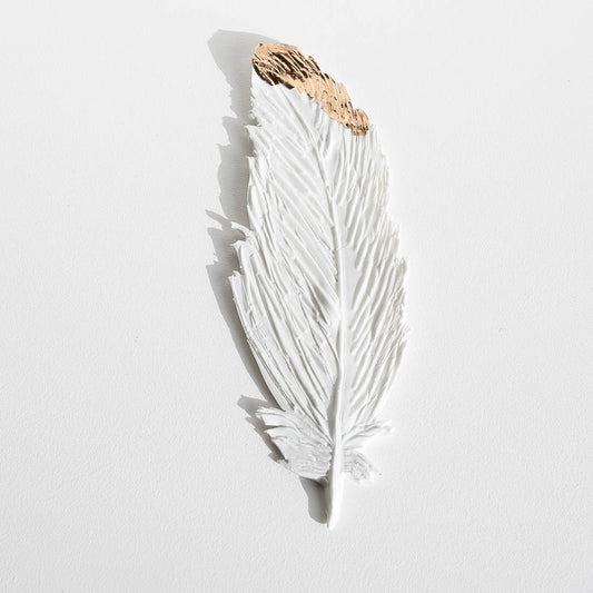 Deliah | Porcelain feather LARGE