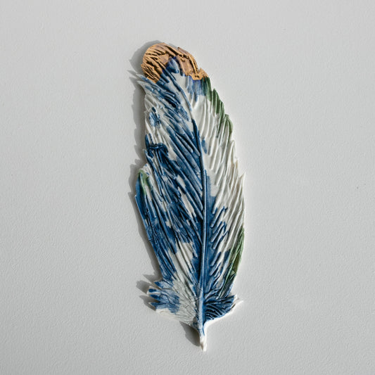 Ophelia | Porcelain feather LARGE