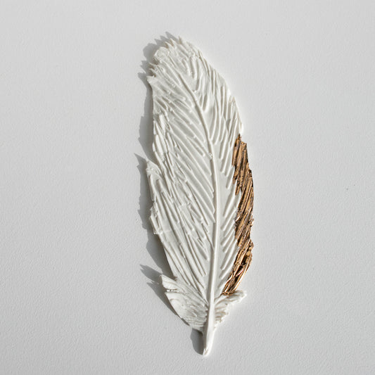 Deane | Porcelain feather LARGE
