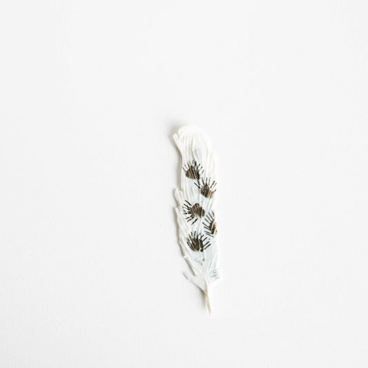 Polly | Porcelain feather