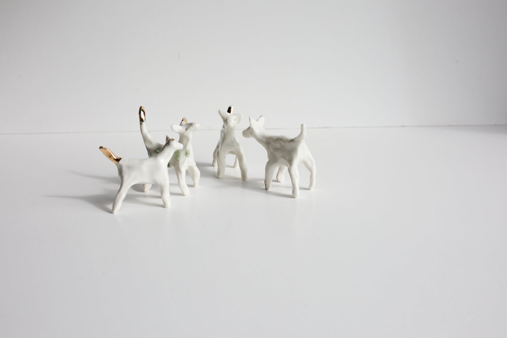 Porcelain joyful Dog!