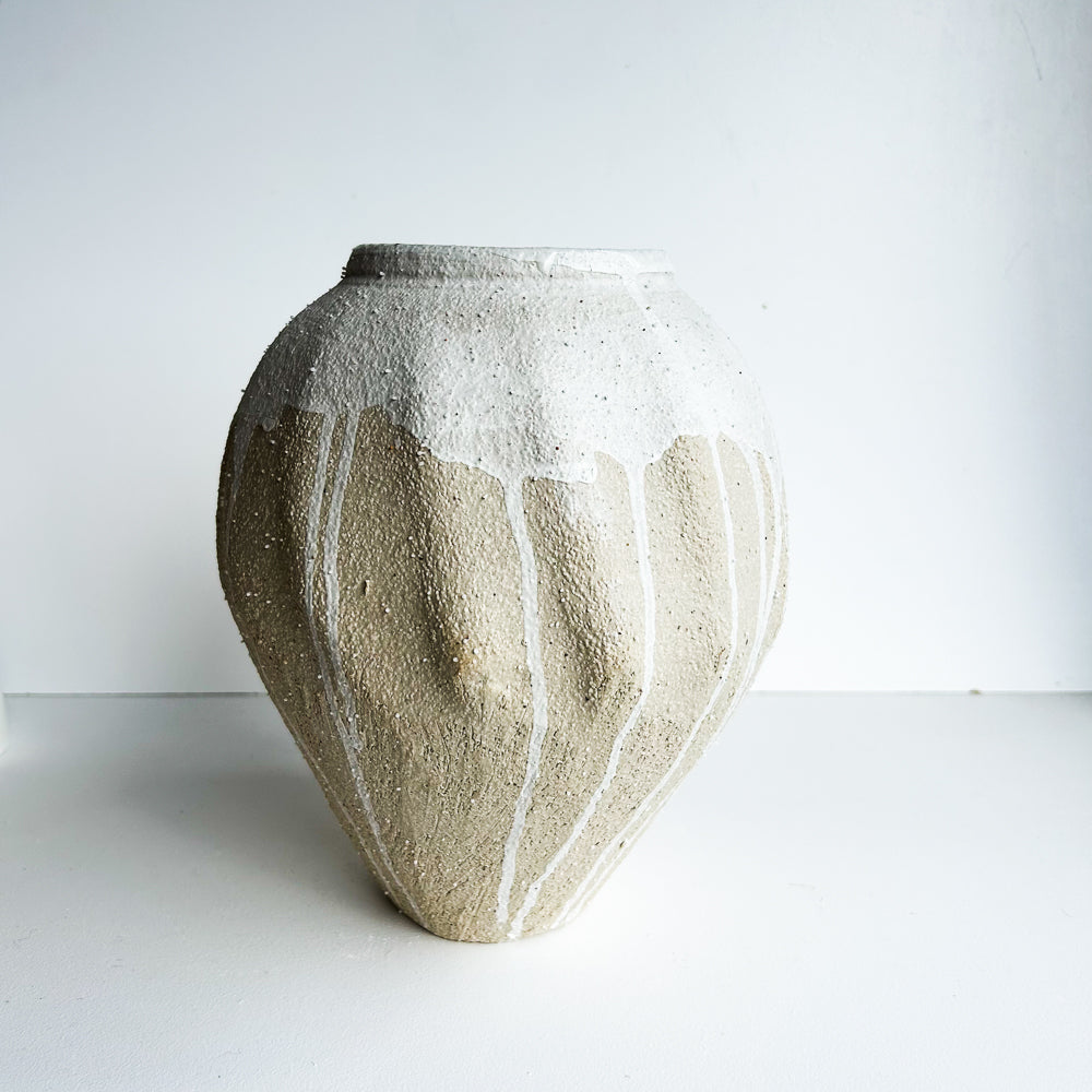 Giant sand vase