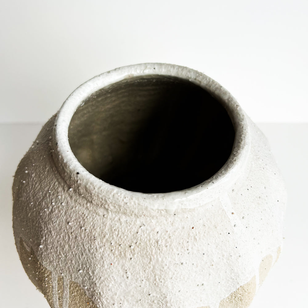 Giant sand vase