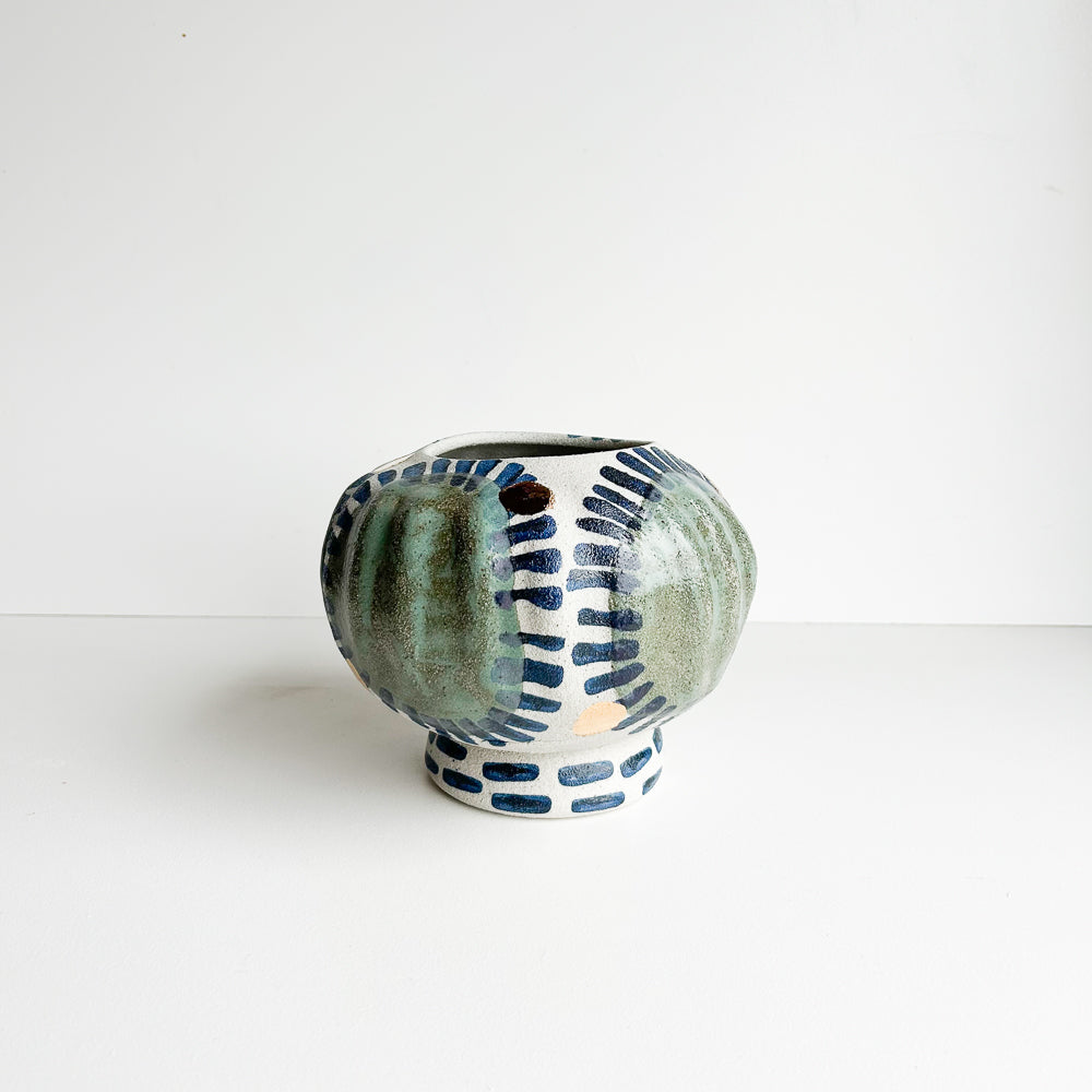 Cactus planter with saucer/stand