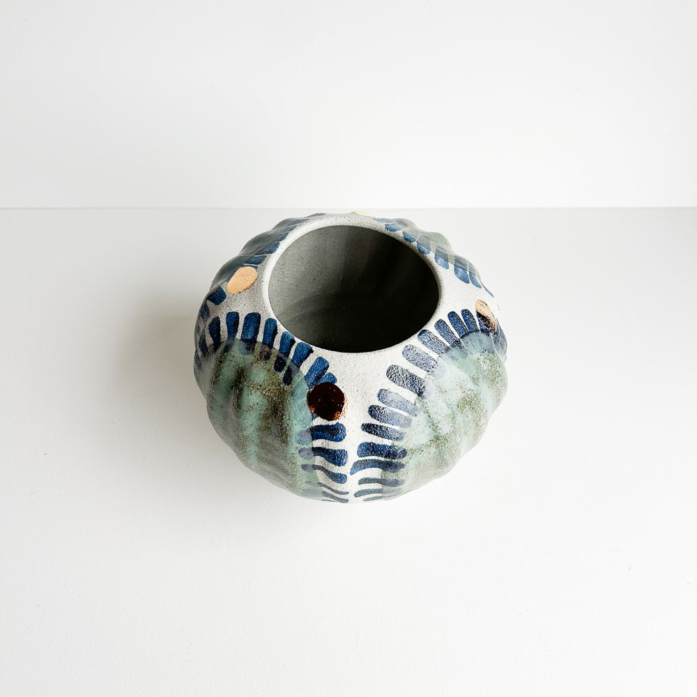 Cactus planter with saucer/stand