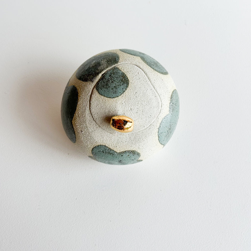 Lidded Salt Pod large Tilted