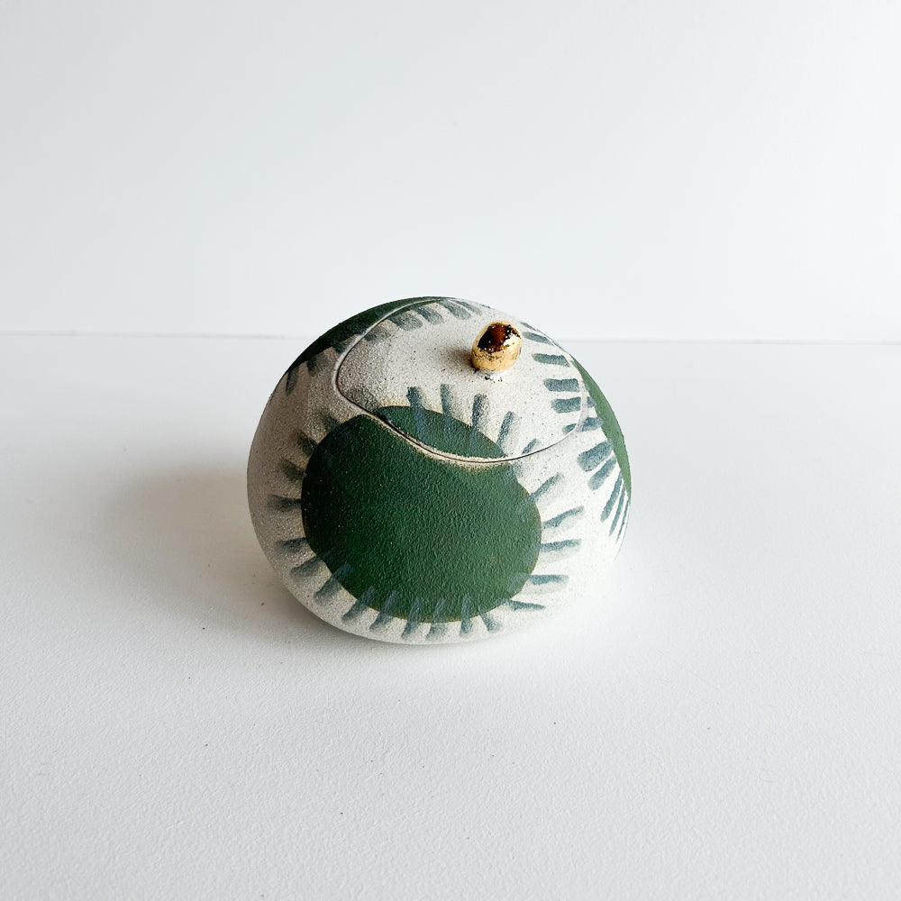 Lidded Salt Pod large Tilted