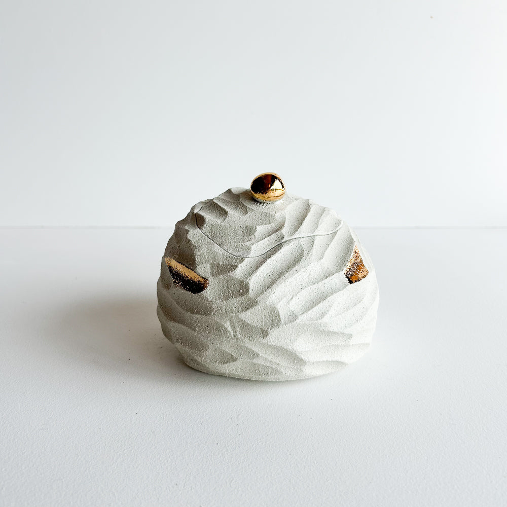 Lidded Salt Pod large Tilted