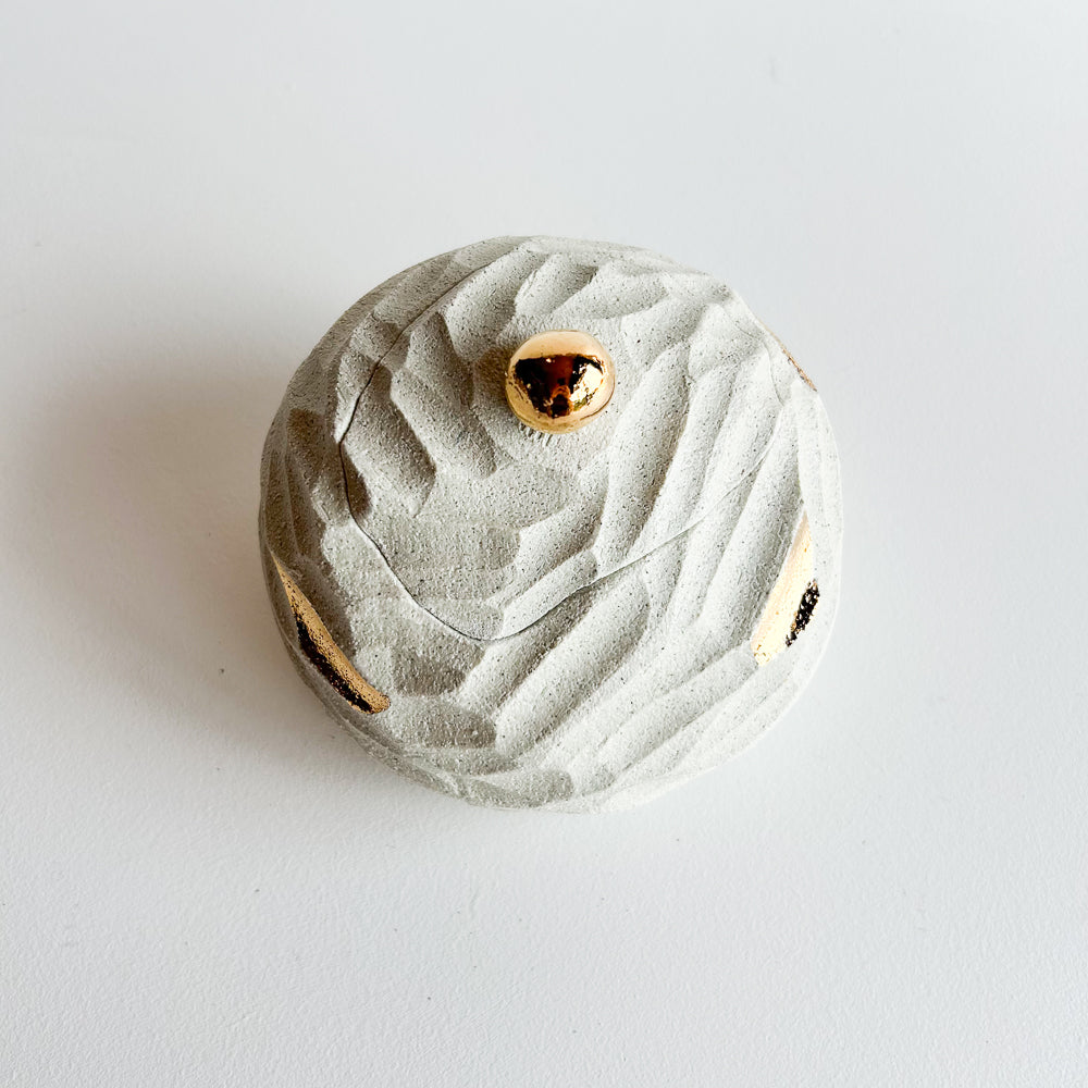 Lidded Salt Pod large Tilted
