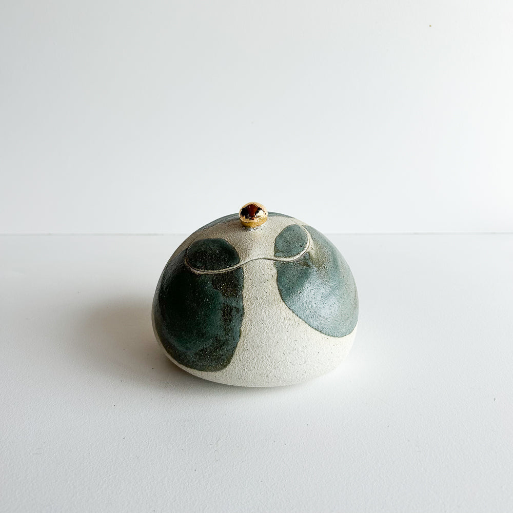 Lidded Salt Pod large Tilted