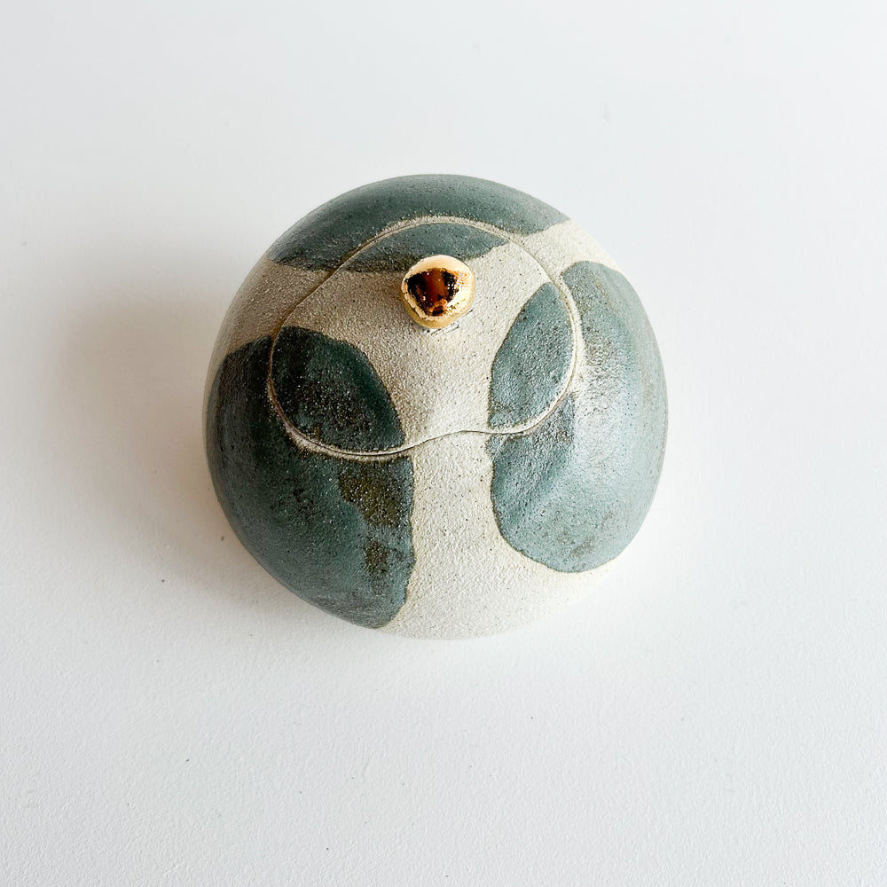 Lidded Salt Pod large Tilted