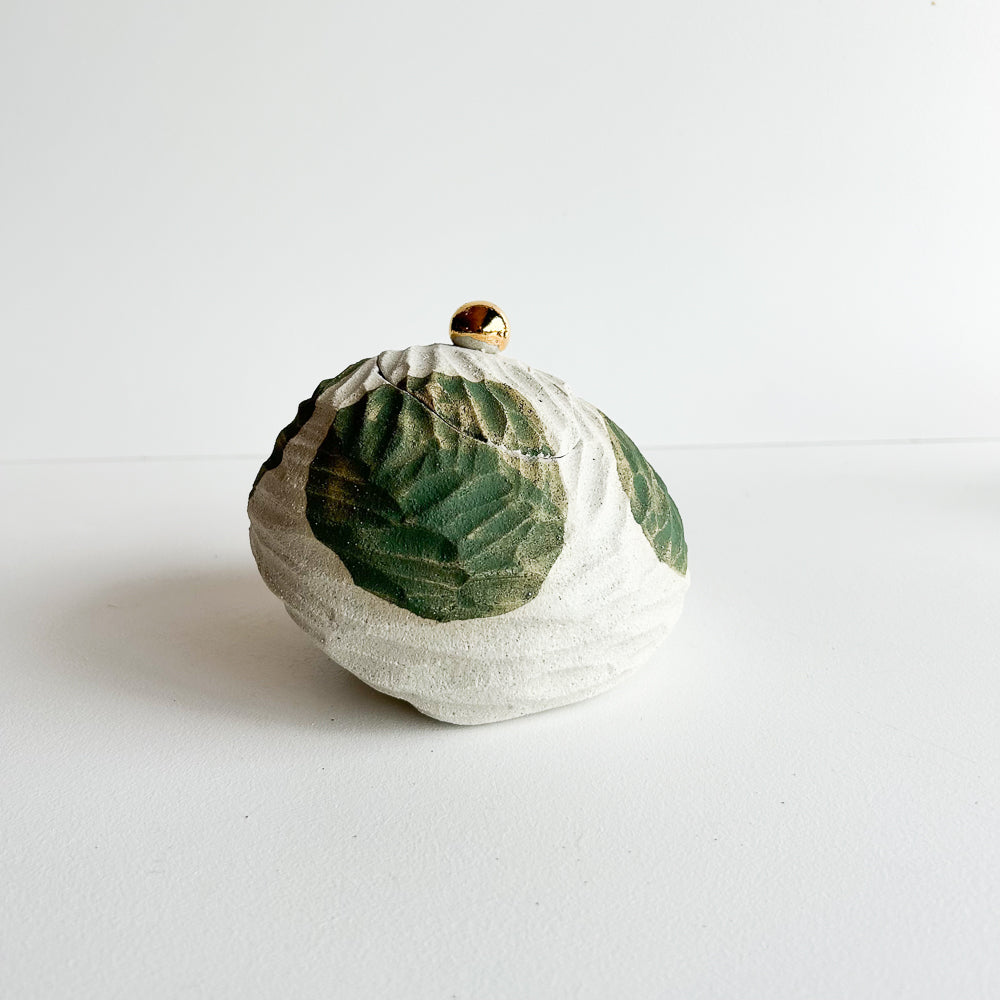 Lidded Salt Pod large Tilted
