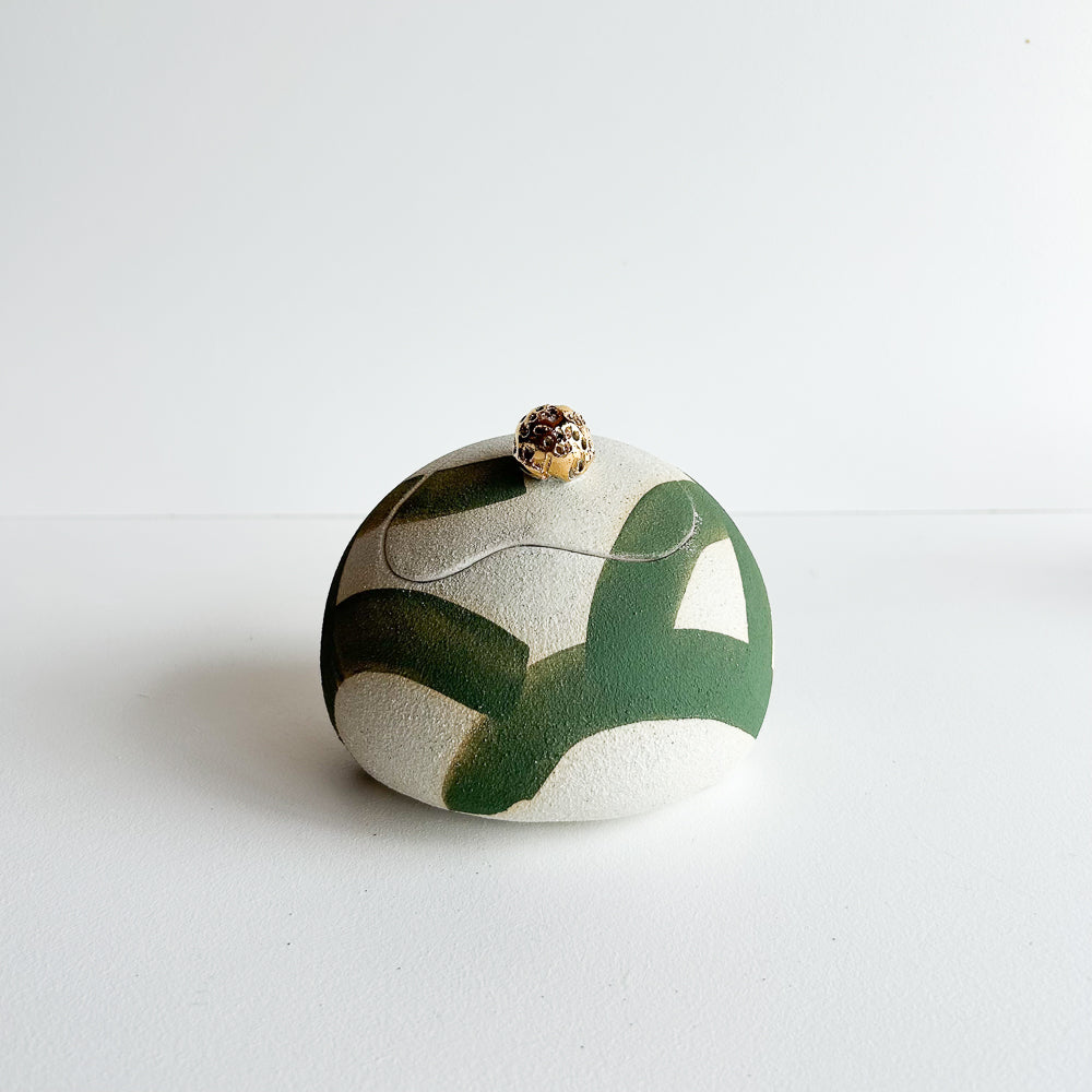 Lidded Salt Pod large Tilted