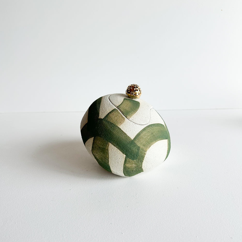 Lidded Salt Pod large Tilted