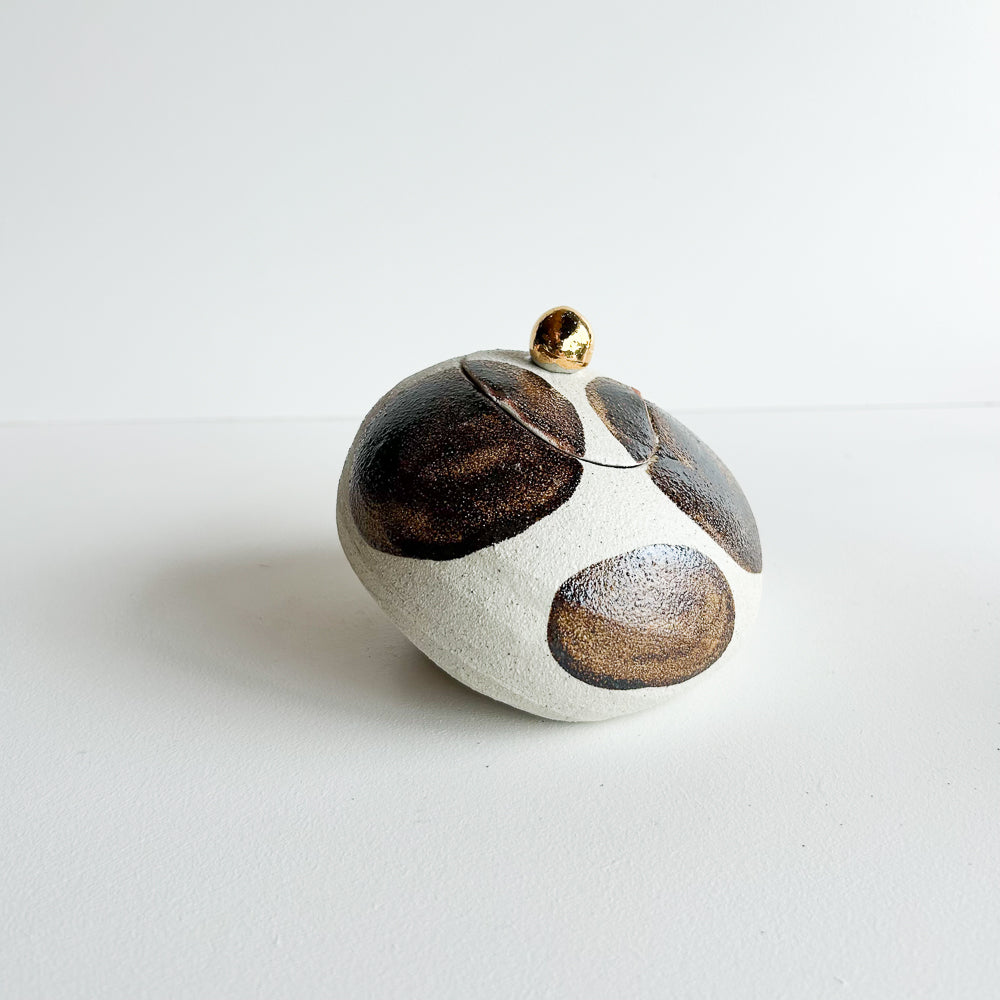 Lidded Salt Pod large Tilted