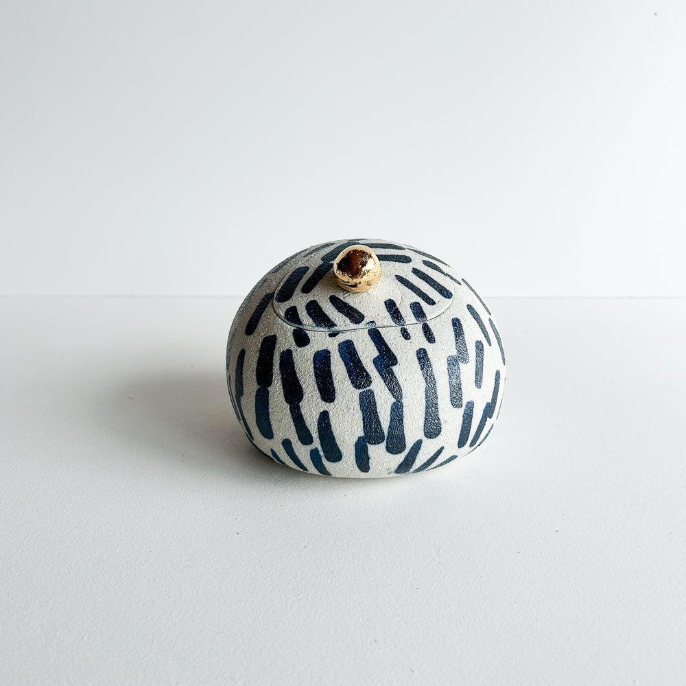 Lidded Salt Pod large Tilted