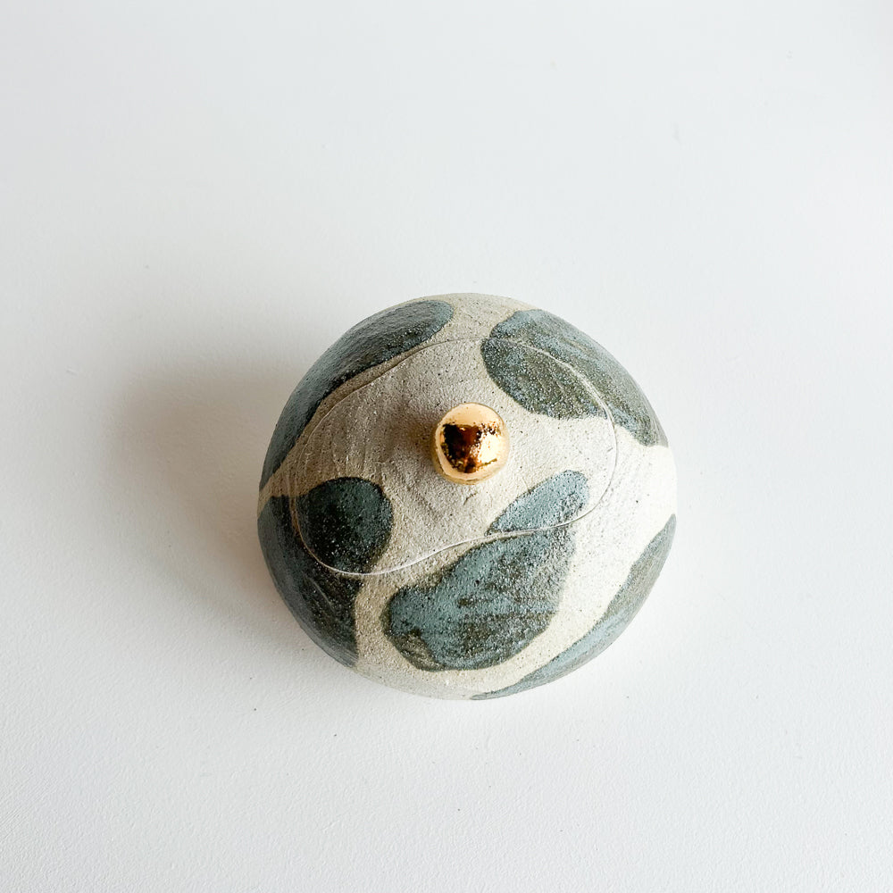 Lidded Salt Pod large Tilted