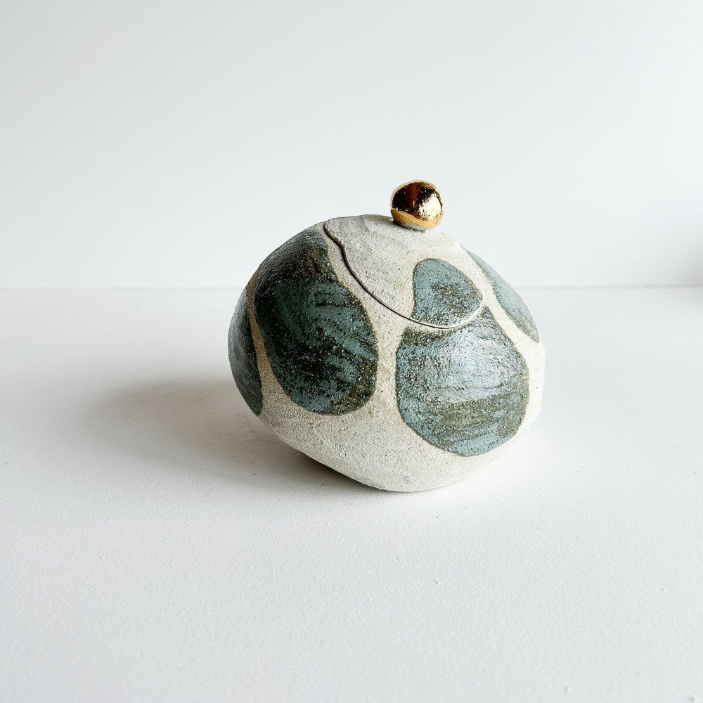 Lidded Salt Pod large Tilted