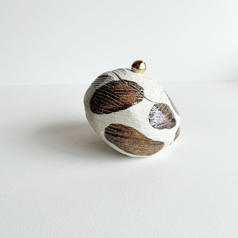 Lidded Salt Pod small Tilted
