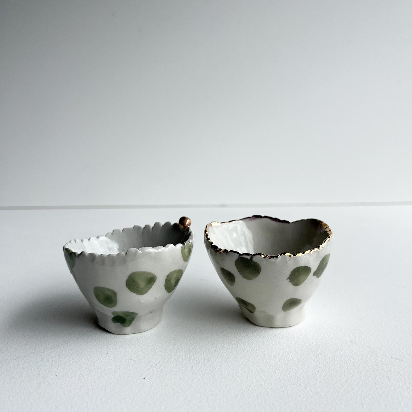 Sake set of two cups 2