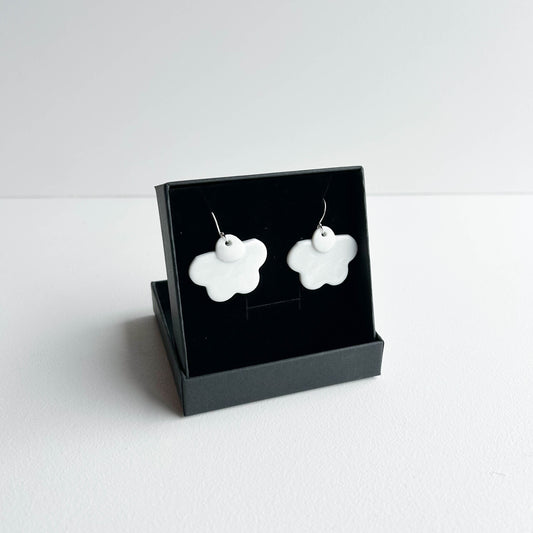 Large earrings | Porcelain |