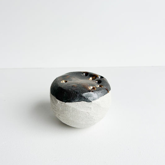 Stoneware rock vase