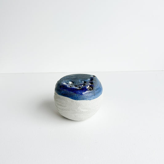 Stoneware rock vase