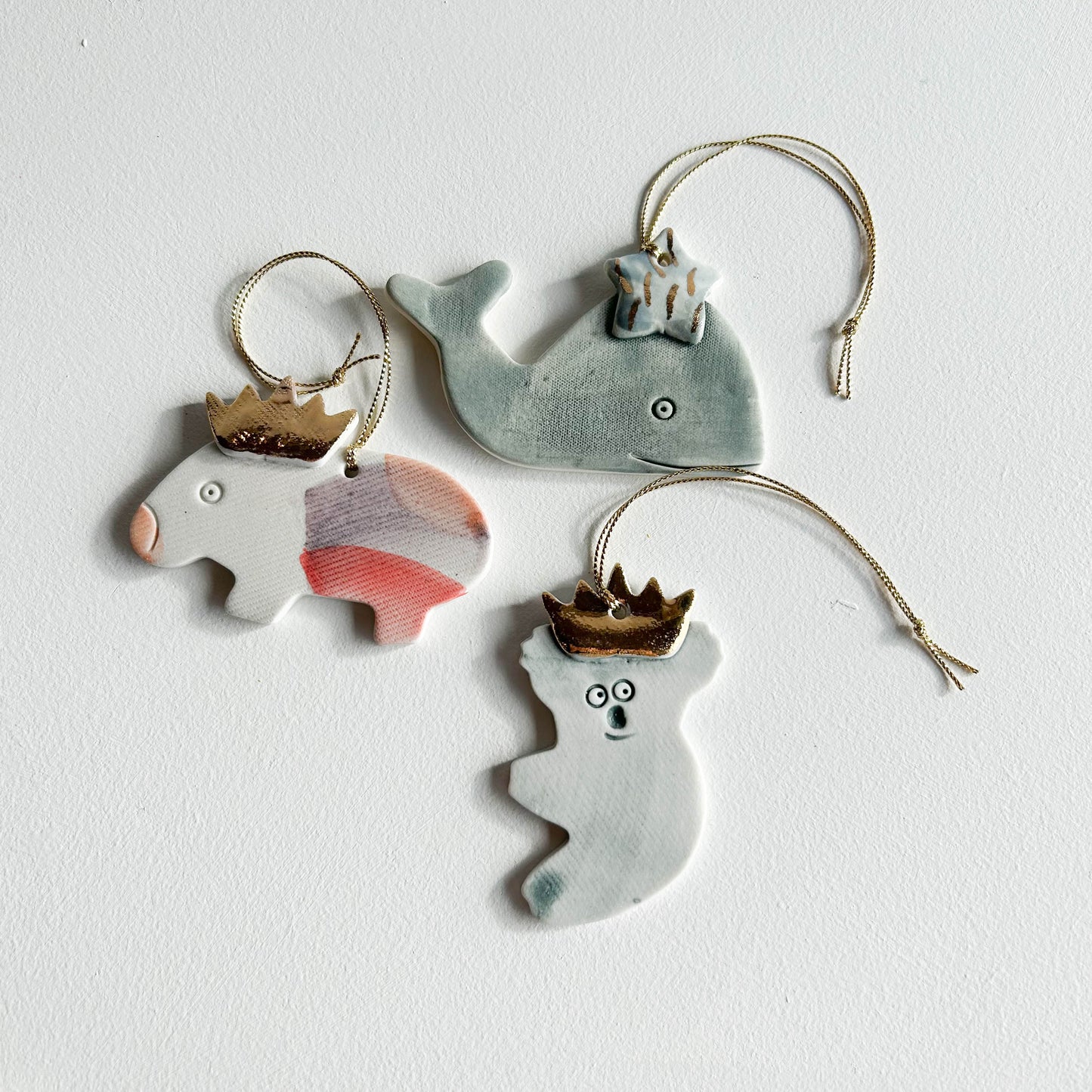 | Porcelain Ornament | set of three