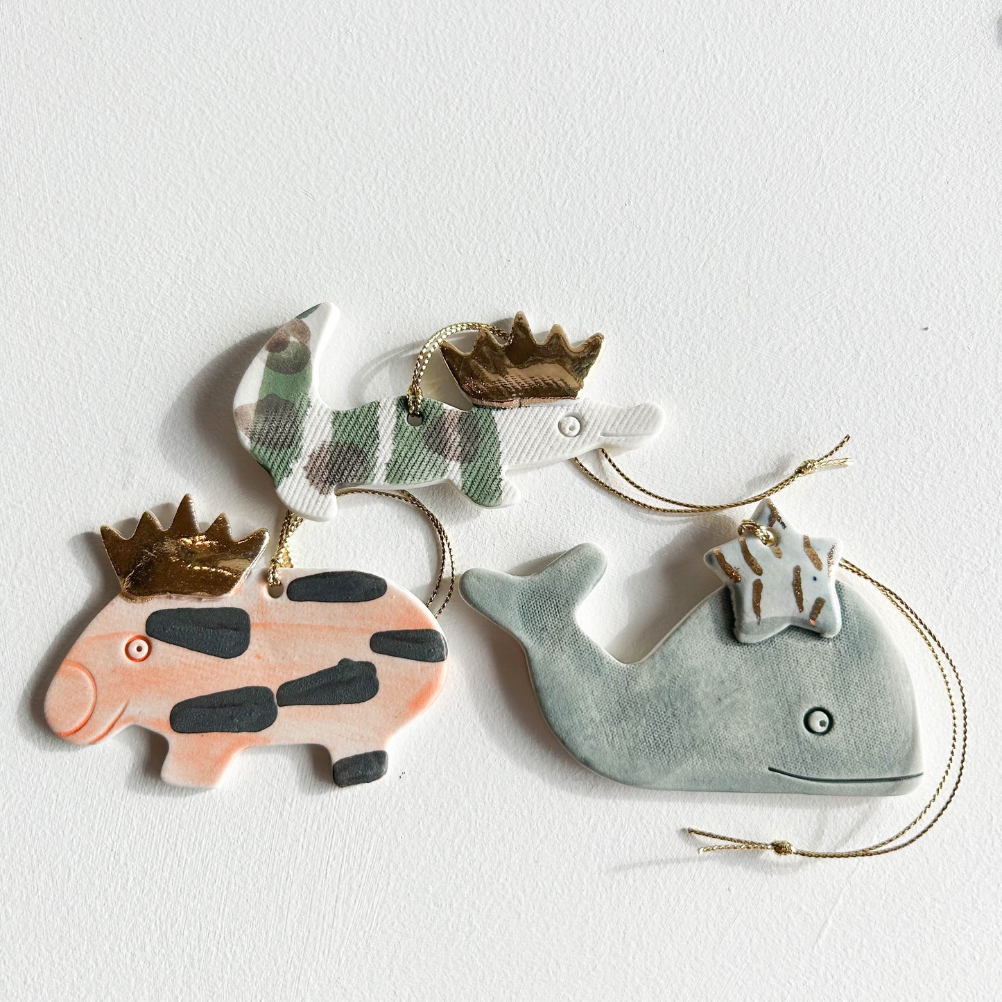 Porcelain Ornament | set of three