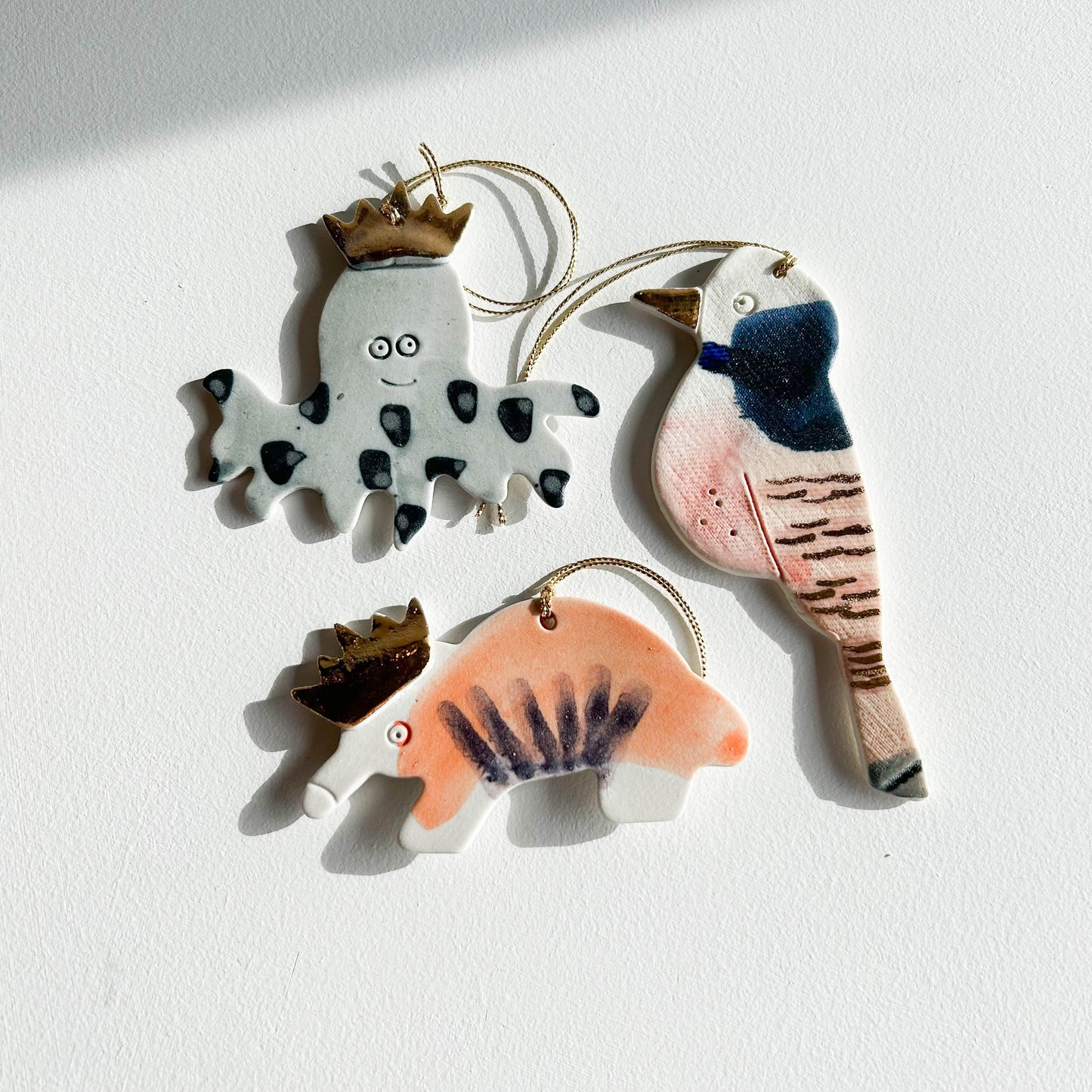 | Porcelain Ornament | set of three