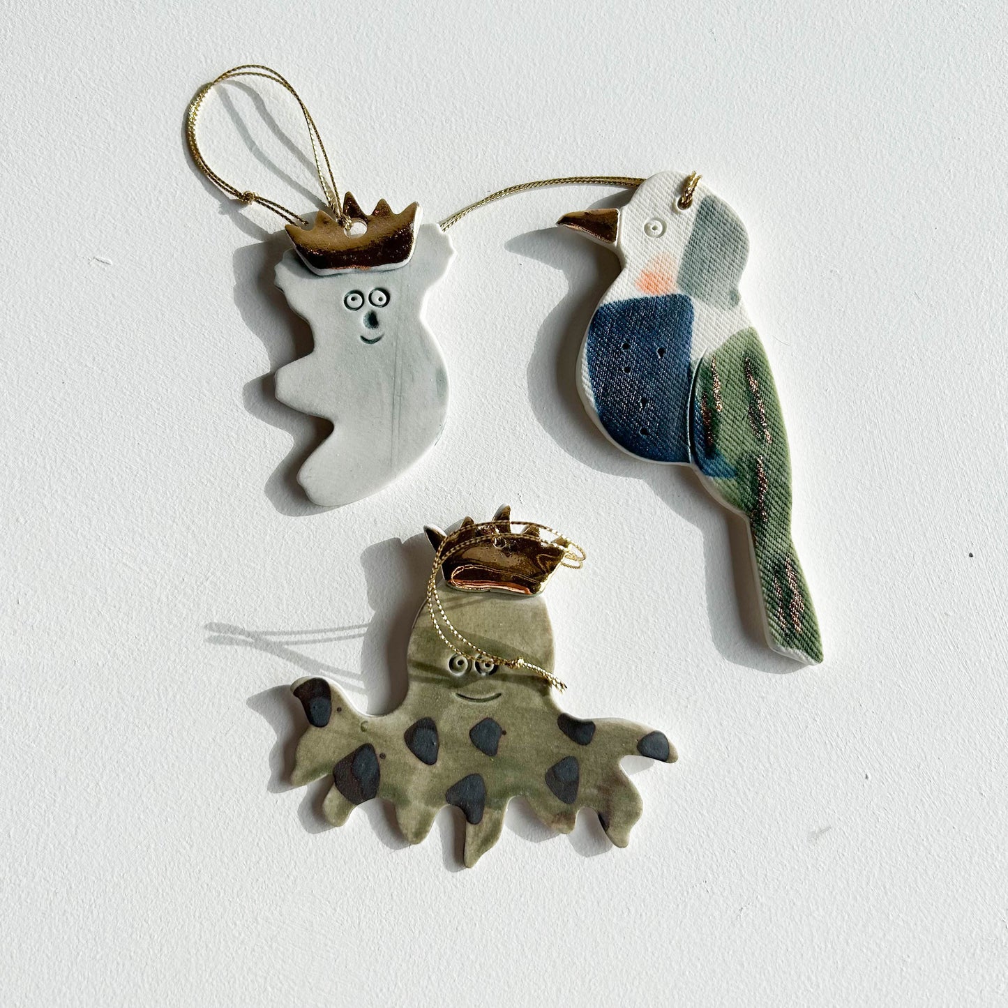 | Porcelain Ornament | set of three