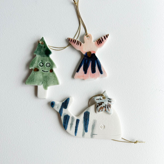 | Porcelain Ornament | set of three