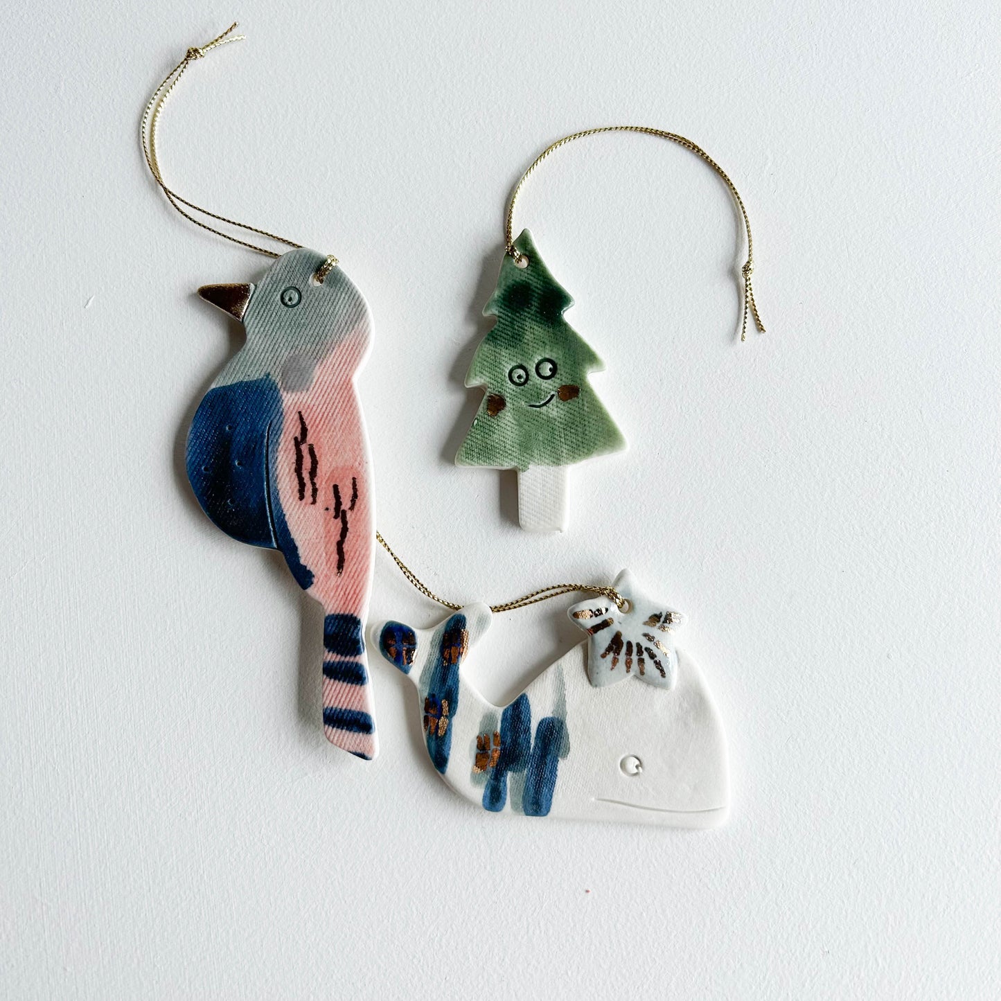 | Porcelain Ornament | set of three