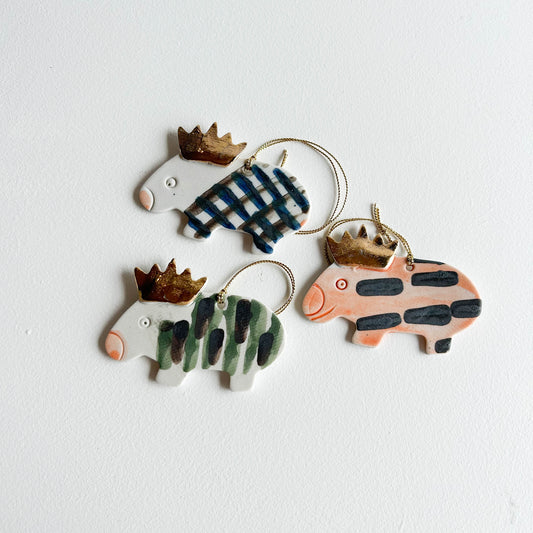 | Porcelain Ornament | set of three